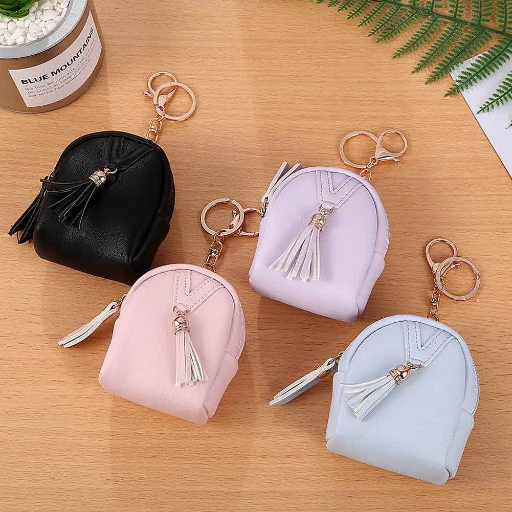 Модный женский рюкзак из искусственной кожи на молнии с кисточками и