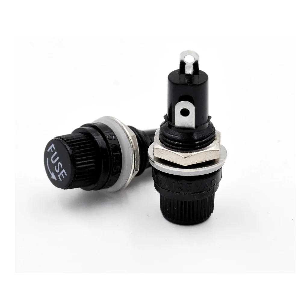 Держатель плавкого предохранителя 5 шт./лот высокого качества 12 мм 5x20 держатель