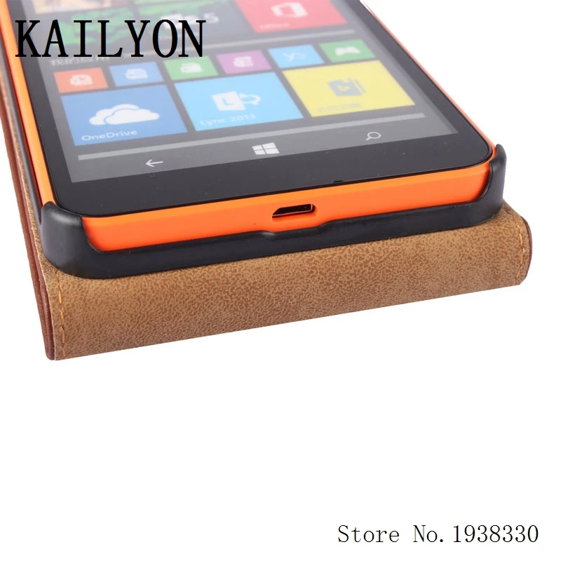 Роскошный флип чехол kailyon из натуральной кожи для Nokia Microsoft Lumia 640XL 640 XL LTE с двумя sim