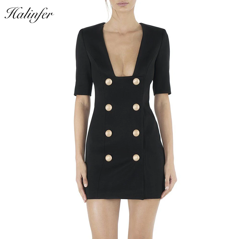 Halinfer 2019 Новое весеннее женское платье сексуальное облегающее короткое