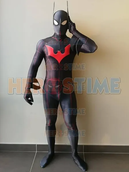 Новейший костюм для косплея с 3D принтом Бэтмена из спандекса Zentai костюм супергероя на Хэллоуин на заказ