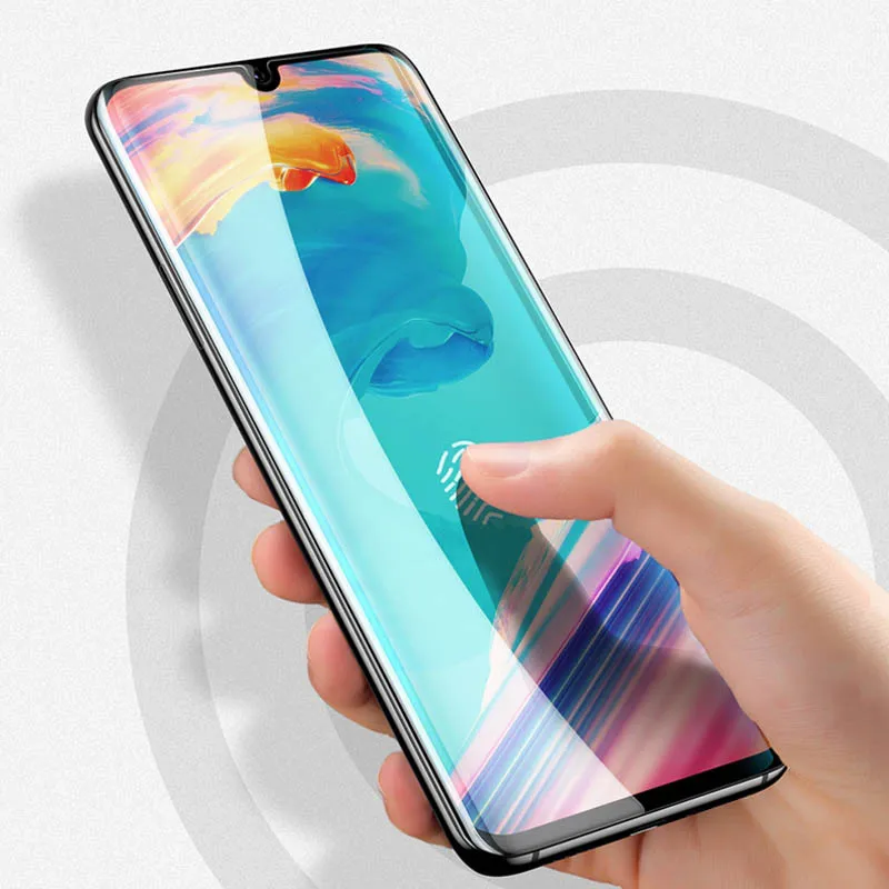 9D полное покрытие экрана Защитный стеклянный чехол для Huawei p20 p30 lite pro Закаленное