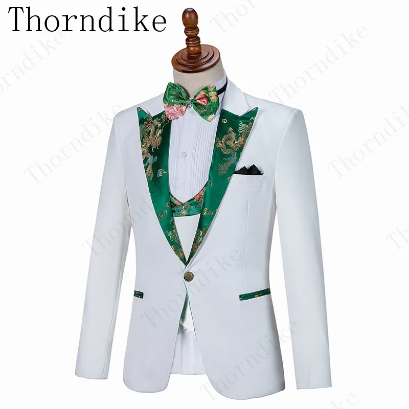 Комплект из 3 предметов Thorndike мужской вечерние ний костюм с принтом пиковым