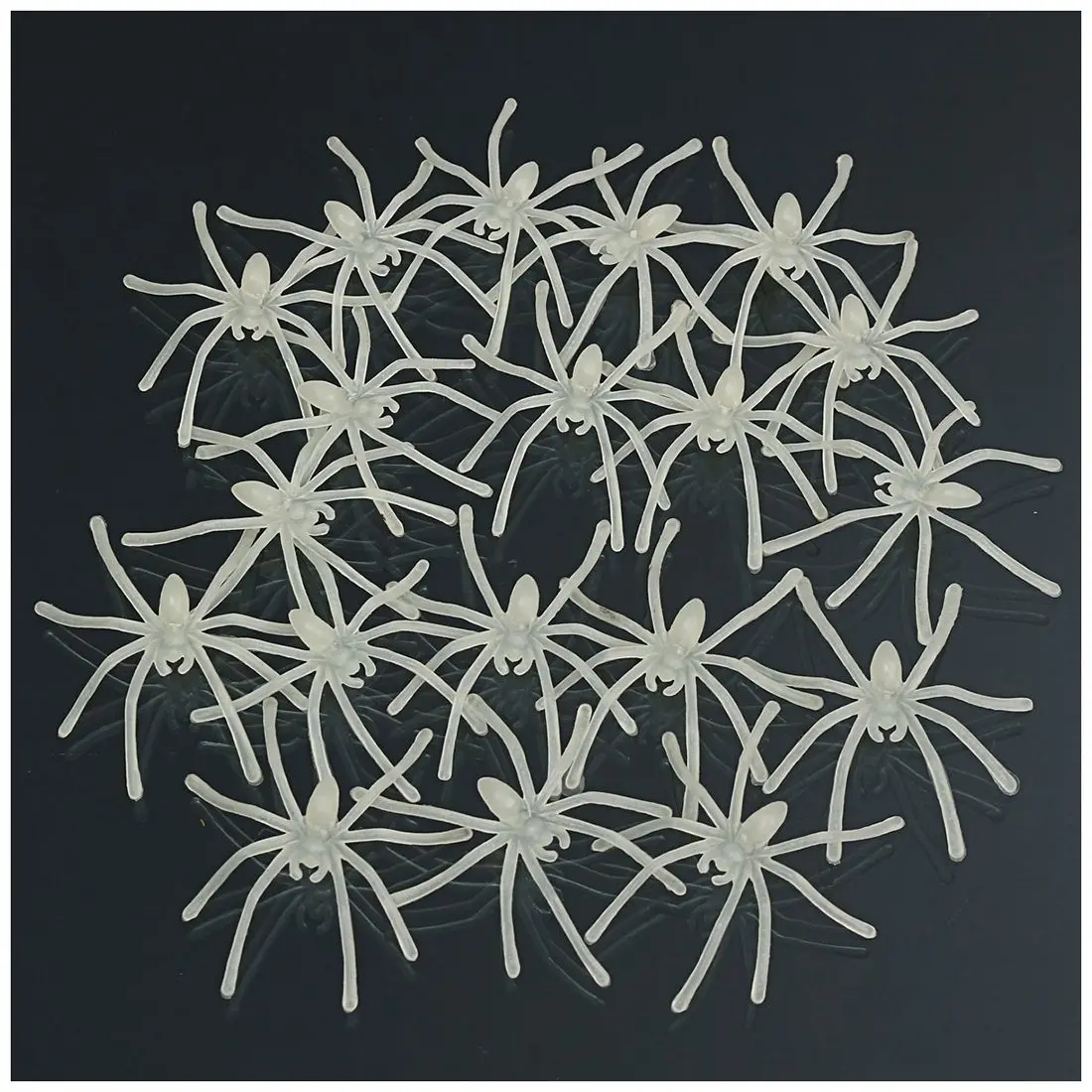 

LCLL-20pc Halloween Fake Spider Joking Toy Party Prop Insects Decor