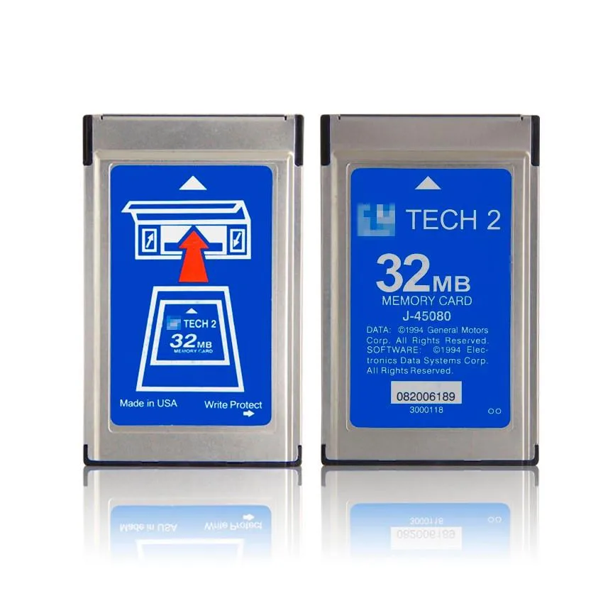 Для G-M Tech2 карта с 6 программным обеспечением 32MB для диагностический инструмент Tech