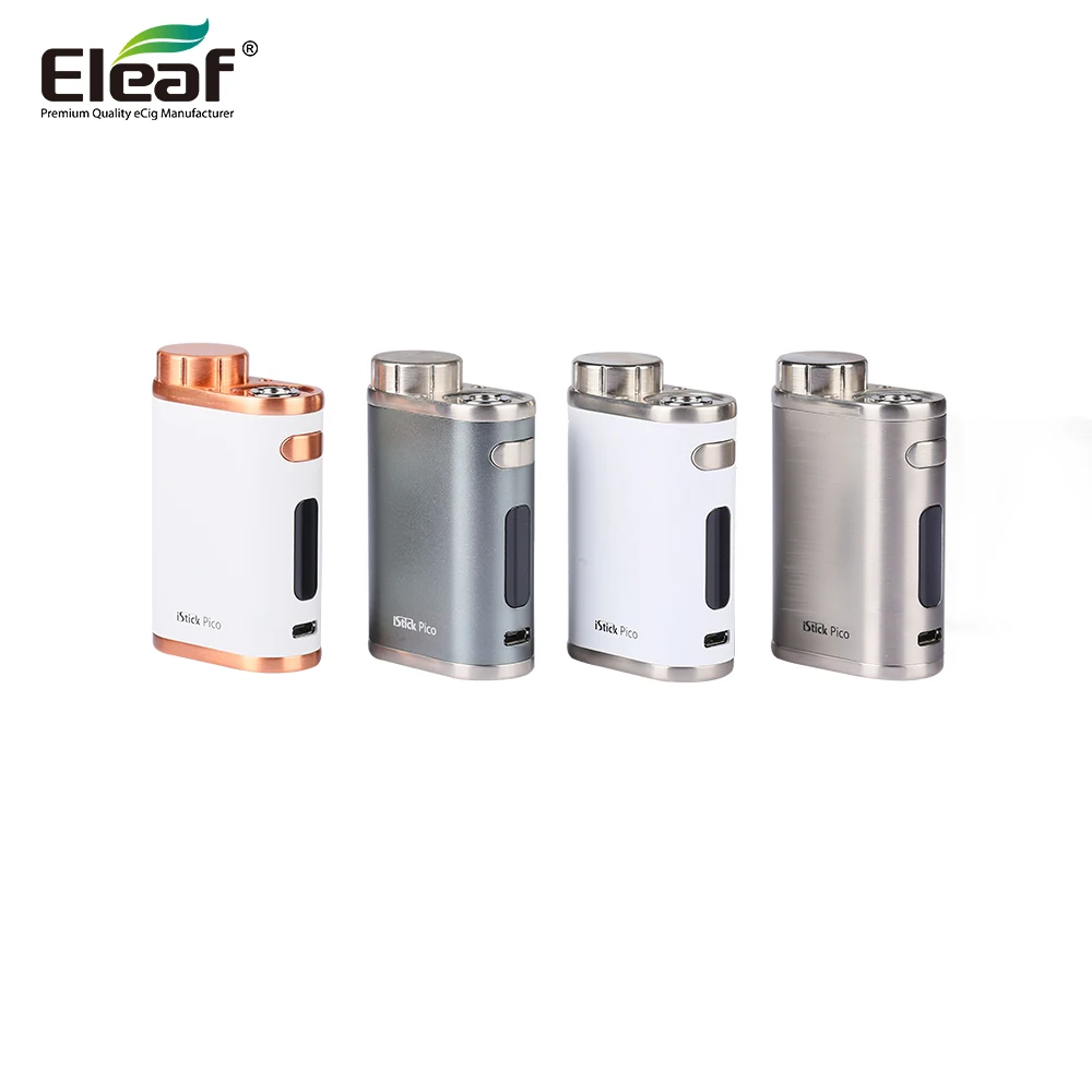 Eleaf Istick pico Mod электронная сигарета 75 Вт TC коробка мод Vape no melo 3 танк распылитель NO 18650 батарея испаритель