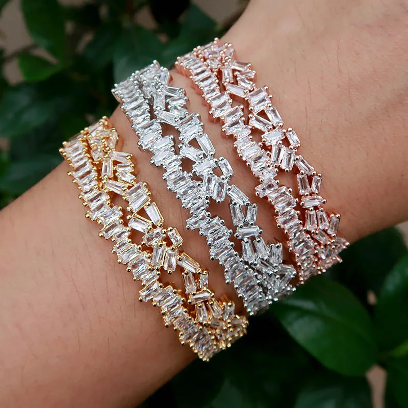 Janekelly дизайнерские Топ аксессуары модные уникальные наборы браслетов и колец AAA