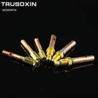 1pcs tig water cooling welding torch male front connector for wp20 wp18 tig torch