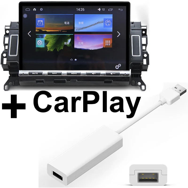 Add CarPlay Liislee автомобильный мультимедийный плеер NAVI для Land Rover Discovery Sport~ автомобильный Радио Стерео gps навигация - Цвет: Add CarPlay