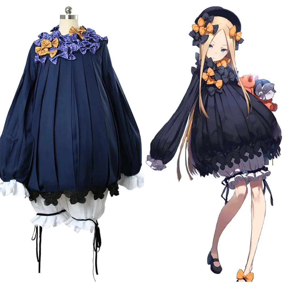 Аниме Fate Grand Order FGO Abigail Williams Тыква платье Косплей Костюм для взрослых детей