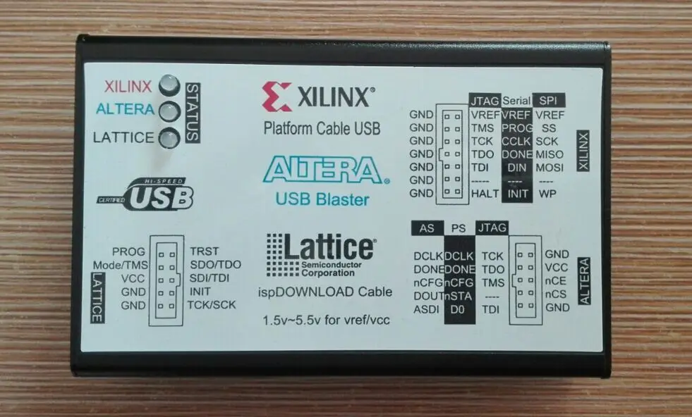 

For XILINX ALTERA 3IN1 download line USB2.0 high speed LATTICE