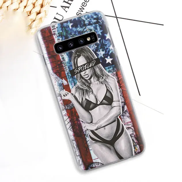 04 Чехлы для телефонов Like A Boss Sexy Ass Girl dollar для Samsung Galaxy S10e S10 Plus S8 S9 Plus S6 S7 Edge A40 A50 A70 M20 чехол - Цвет: 04