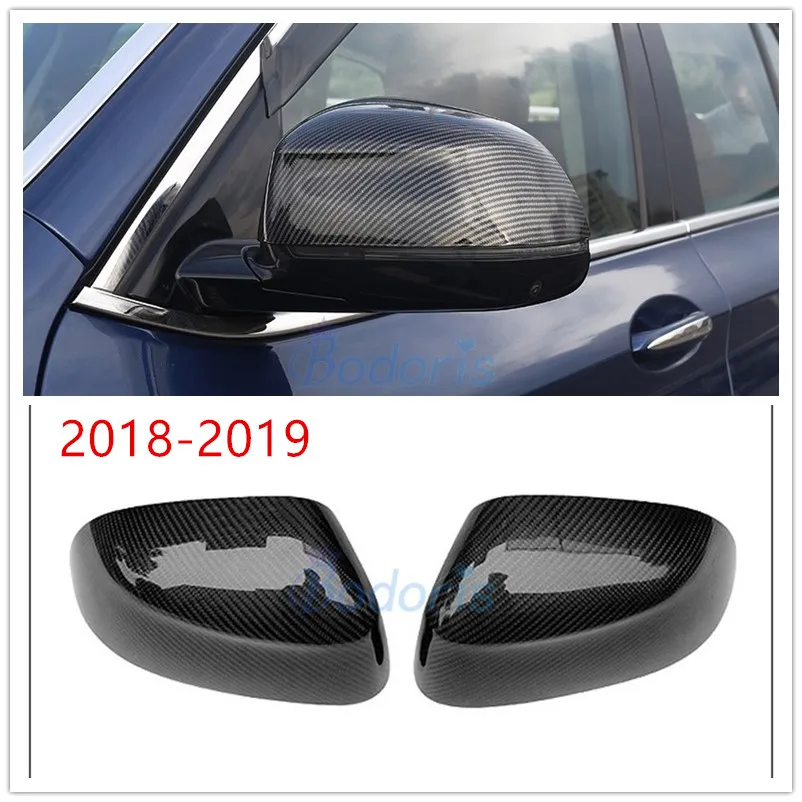 Накладка на дверное зеркало из углеродного волокна для BMW 2018 2019 X3 G01 X4 G02 X5 G05 X7 G07