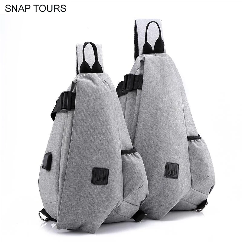 Snap Tours два размера USB зарядка слинг нагрудная Сумка Модный корейский стиль