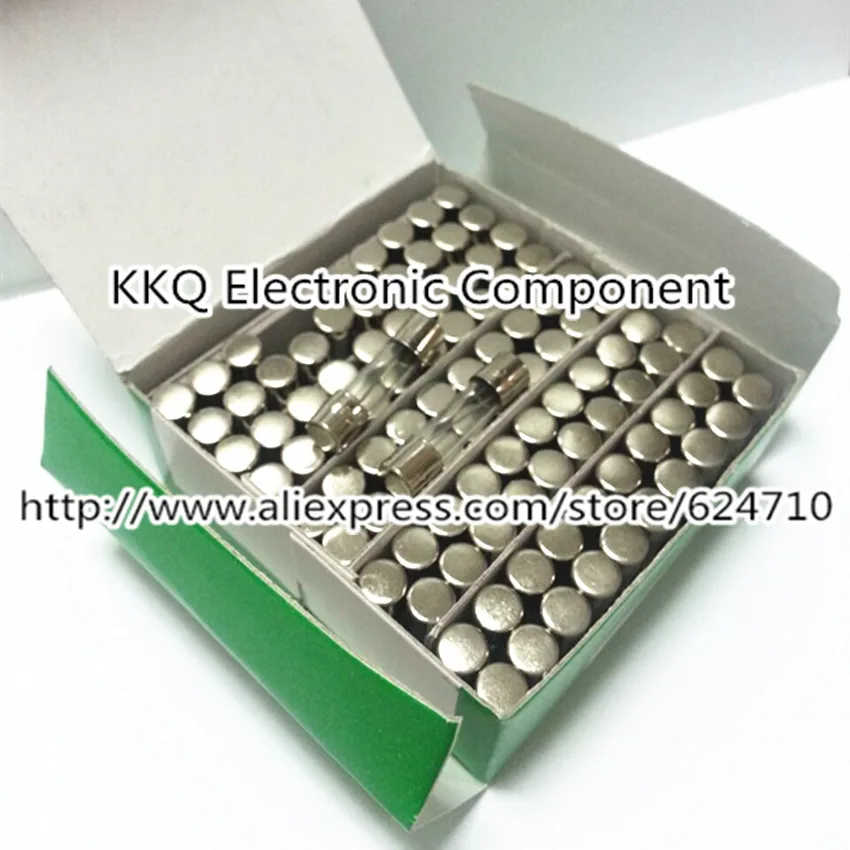 100 шт./корт. Новинка 250 В 0 75a 15A 16A 20A 25A 30A 5*20 5 мм * 20 быстрораздуваемые Стеклянные