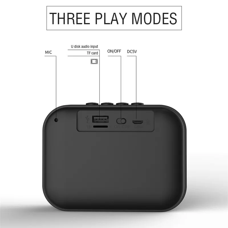 ICOOLO T3 Динамик s ткани Bluetooth стерео 2 0 Каналы Беспроводной Крытый Открытый