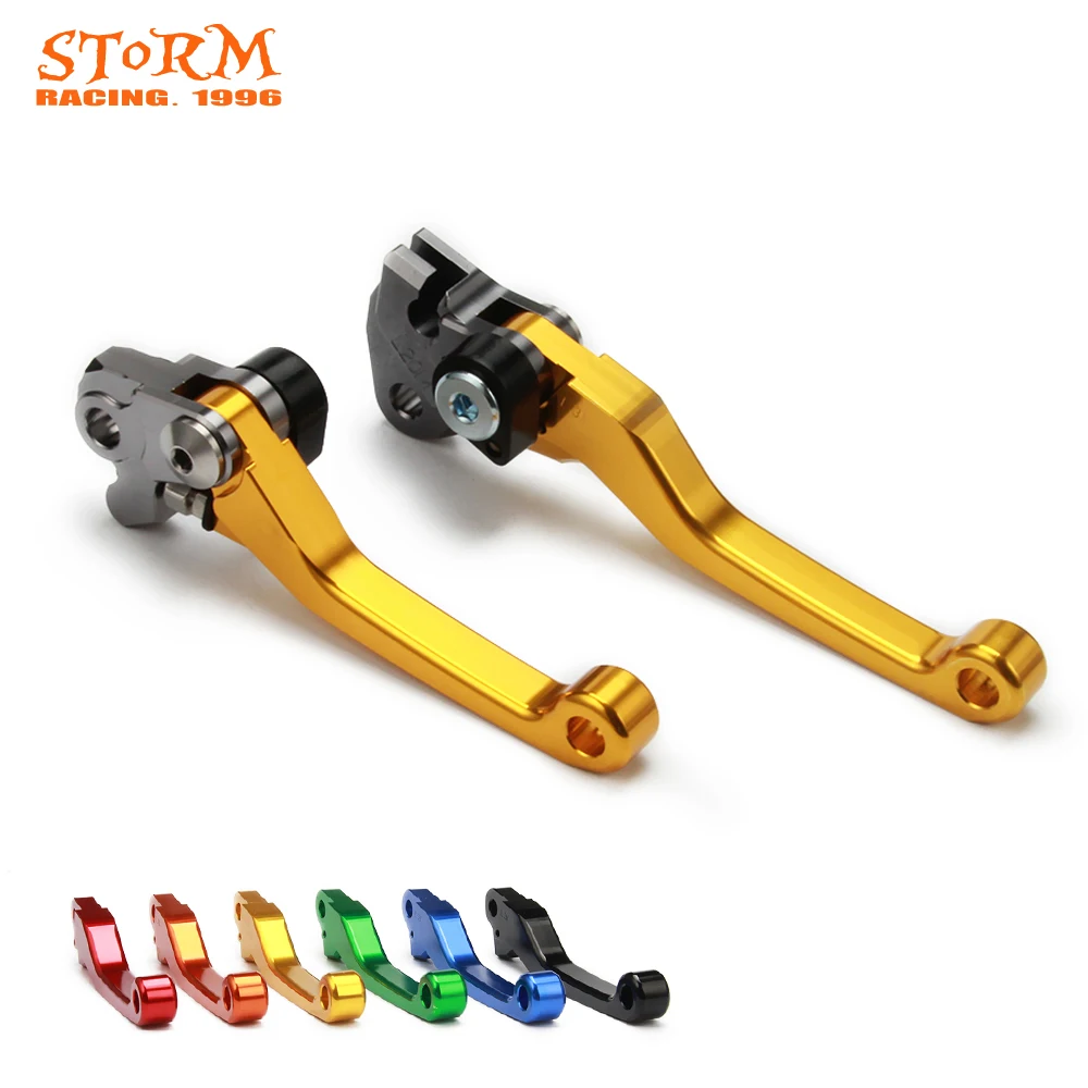 Поворотные складные велосипедные рычаги сцепления для SUZUKI RMZ250 RMZ 250 2004 2007 2018 RMZ450 450