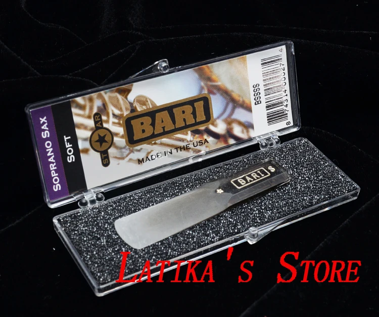 Бесплатная доставка США Бари Смола Bb сопрано тростник со звездами твердость S MS M