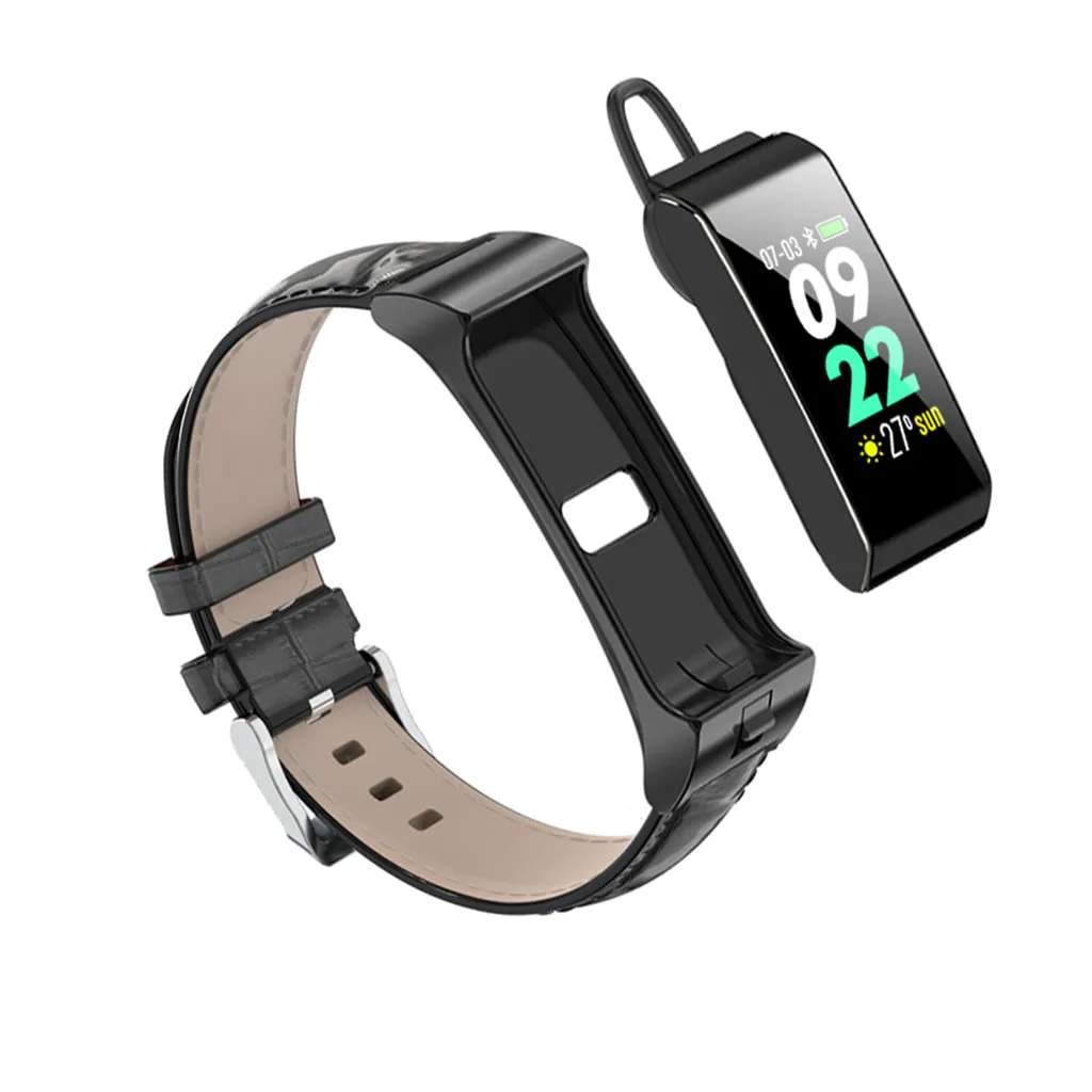 Умный Браслет AI голосовое управление наручные Bluetooth наушники отдельные звонки