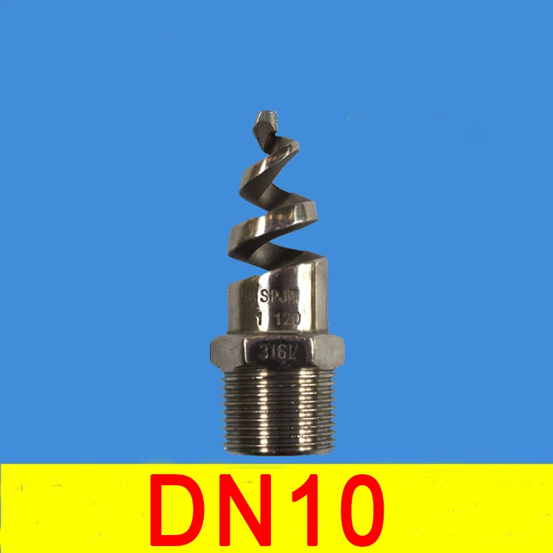 DN10 3/8 дюймовая винтовая резьба 316L спиральная насадка SPJT распылительная головка