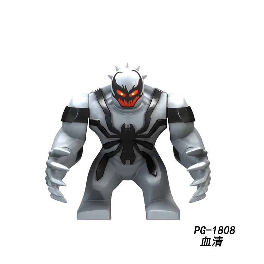 Кораллово-Красный Большой Размер Фигурки Мстителей Marvel Endgame Thanos Venom Carnage Energy Stones перчатки Бэтмен Железный человек Кирпичи Строительные блоки игрушки - Цвет: Кораллово-Красный