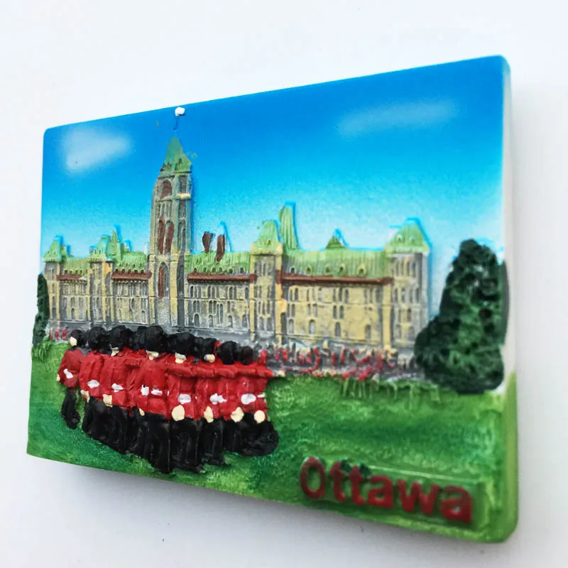 Канада столица Оттава здание изменение церемонии туристический сувенир