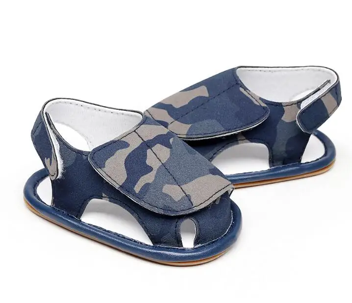 2019 летние детские сандалии для мальчиков камуфляжные синие обувь и девочек|boys