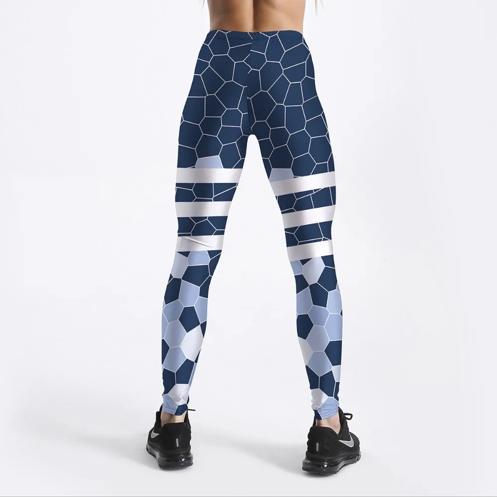 Сетчатые полосатые штаны в горошек с 3D принтом пуш ап обтягивающие женские для