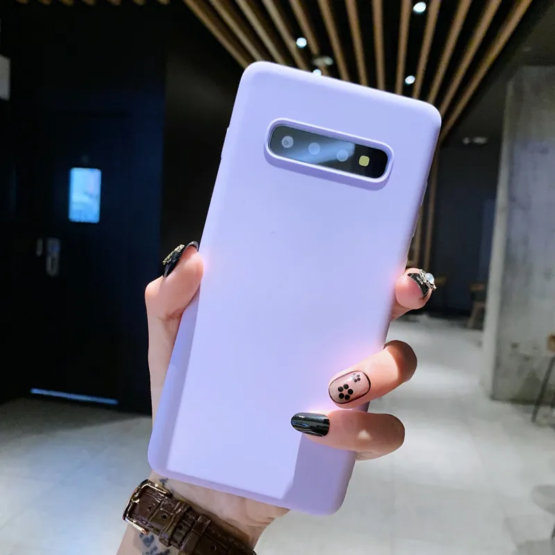 Мягкие Летние жидкий силиконовый чехол для SamSung Galaxy S8 S9 S10 плюс S10E M30 A30 A50 A40 Note 8 9 задняя крышка S7 M30 A70 чехол