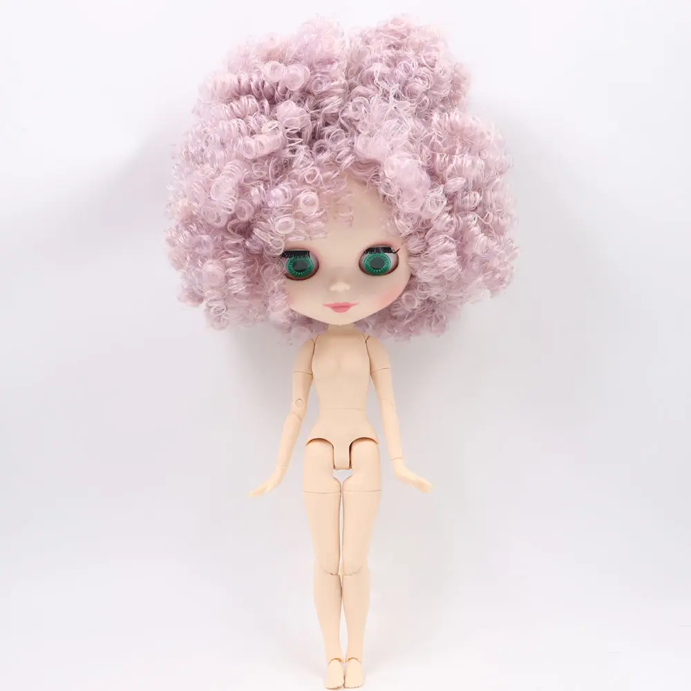 Ледяной обнаженный завод Blyth кукла No. BL1049/2352 фиолетовый микс розовые афро волосы