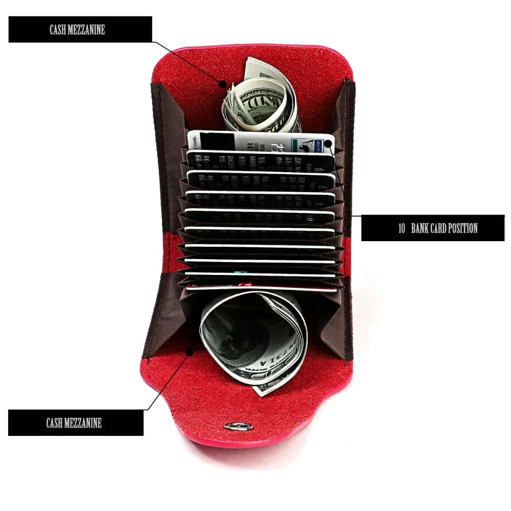 Men's fashion organ card package ladies Korean version of the leather multi-card sets candy color | Багаж и сумки