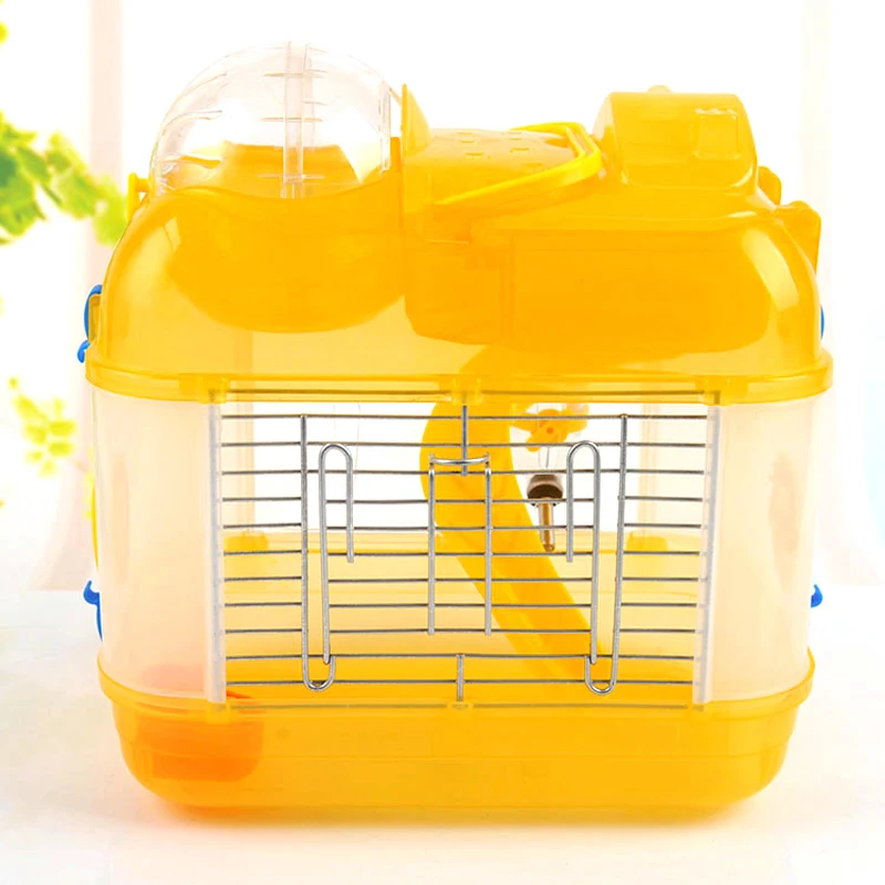 Deluxe один слой прозрачный хомяк Клетки для хомяков дом небольшой домашнее