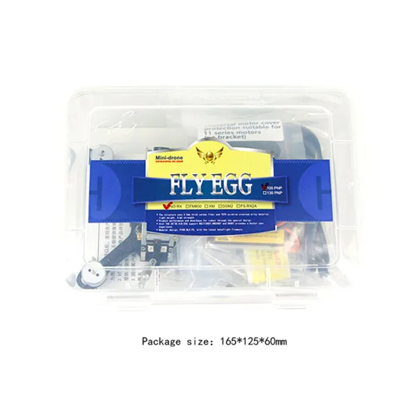 Kingkong FLY EGG 100 100 мм гоночный Радиоуправляемый Дрон с F3 10A 4в1 Blheli_S 25/100 мВт 16CH 800TVL FPV Квадрокоптер DIY PNP BNF