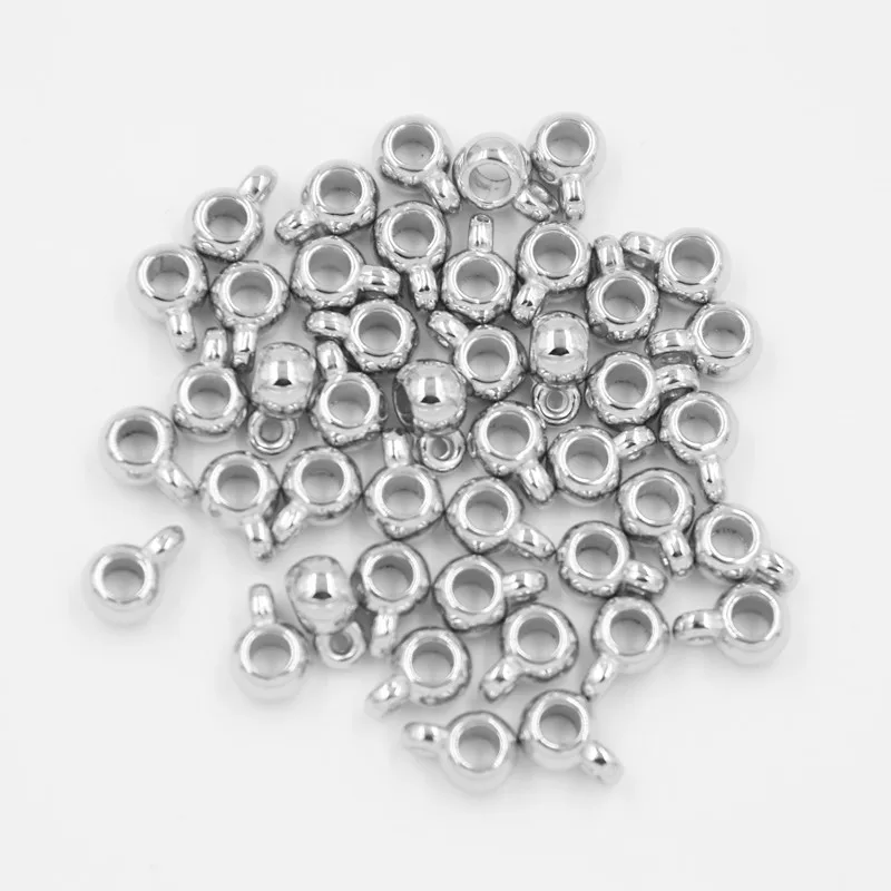 100 шт. гладкие акриловые бусины для изготовления ювелирных изделий|jewelry making|silver