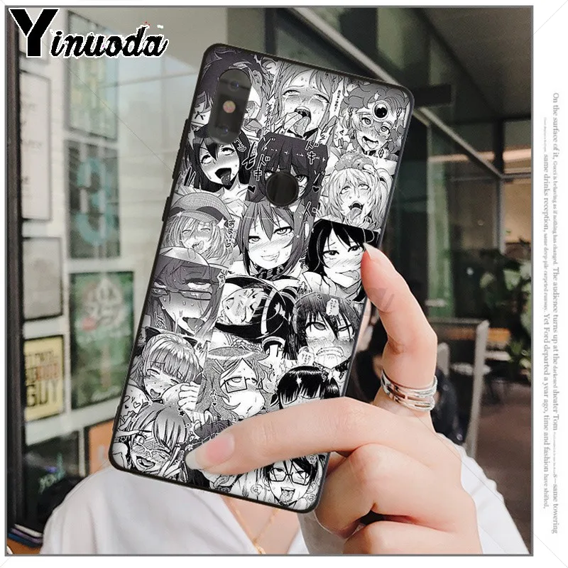 A8 Yinuoda аниме девушка мультфильм Япония милые лица DIY Роскошный чехол для телефона для Xiao mi Red mi 5 5Plus Note4 4X Note5 6A mi 6 mi x2 mi x2S - Цвет: A8