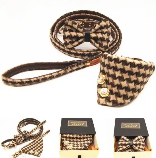 Ошейник для собак Регулируемая Одежда щенков и поводок жилет ошейник питомца