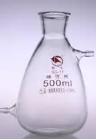 

С верхним и нижним горлышком вакуумный фильтр стеклянная бутылка, фильтрующая бутылка