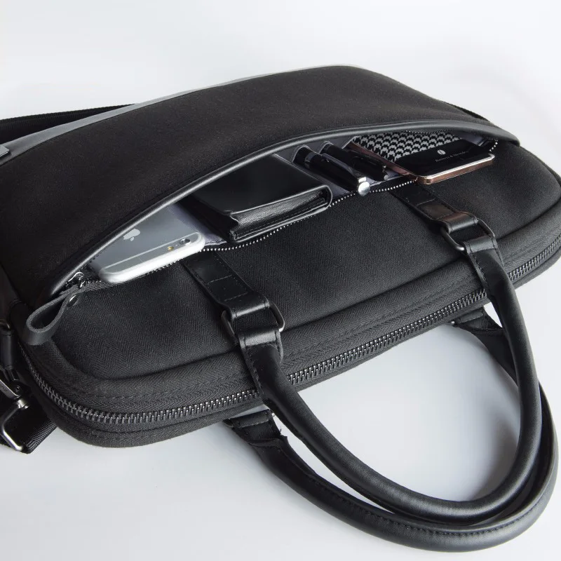Сумка мессенджер Gearmax Мужская из натуральной кожи 13/14 дюймов|for macbook|laptop shoulder