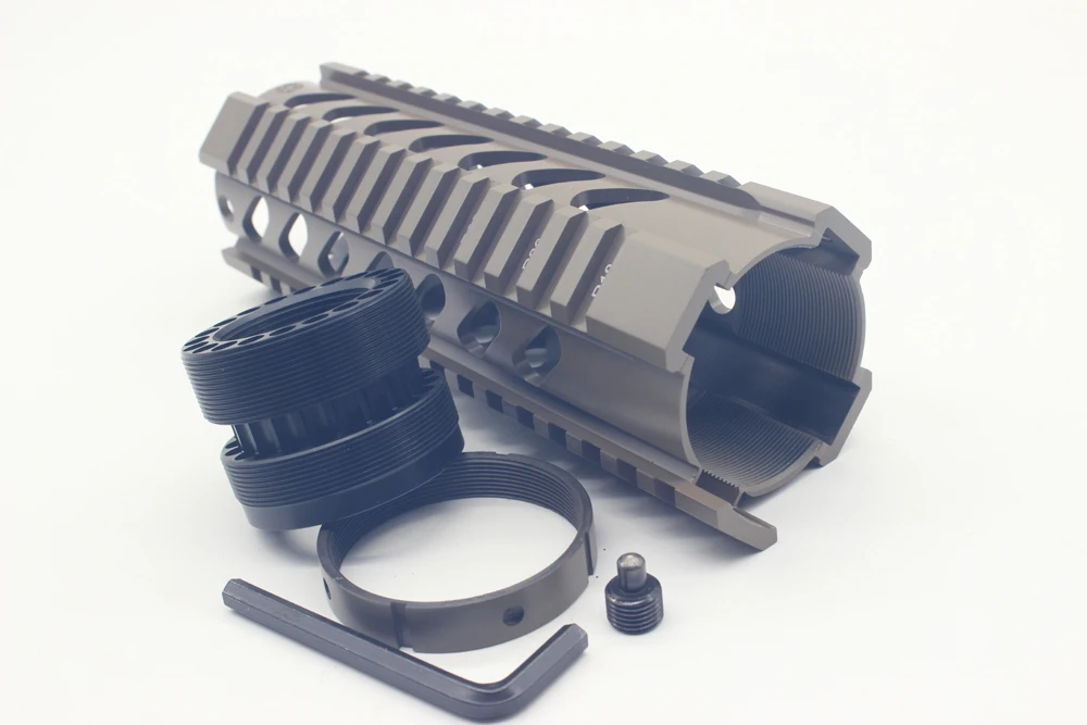 TriRock 7-дюймовая длина красный/черный/коричневый четырехрельсовая рукоятка