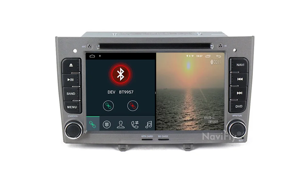 Navifly 4G wifi Android9.1 RDS 32G rom 2G ram автомобильный мультимедийный плеер для peugeot 408 peugeot 308 308SW Автомобильный DVR Камера просмотра OBD2