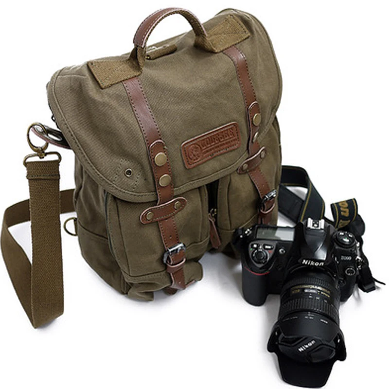 COURSERR холщовая водонепроницаемая сумка/Рюкзаки + пейтион мягкий DSLR цифровая
