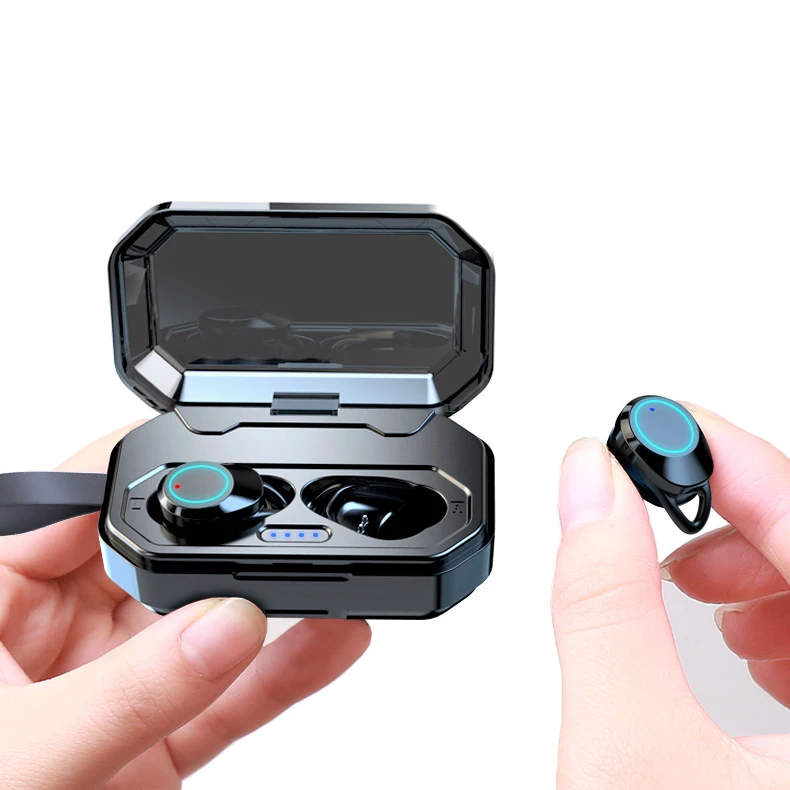 Беспроводные наушники 5 0 Bluetooth гарнитуры TWS стерео сенсорный ключ Handsfree видео игры