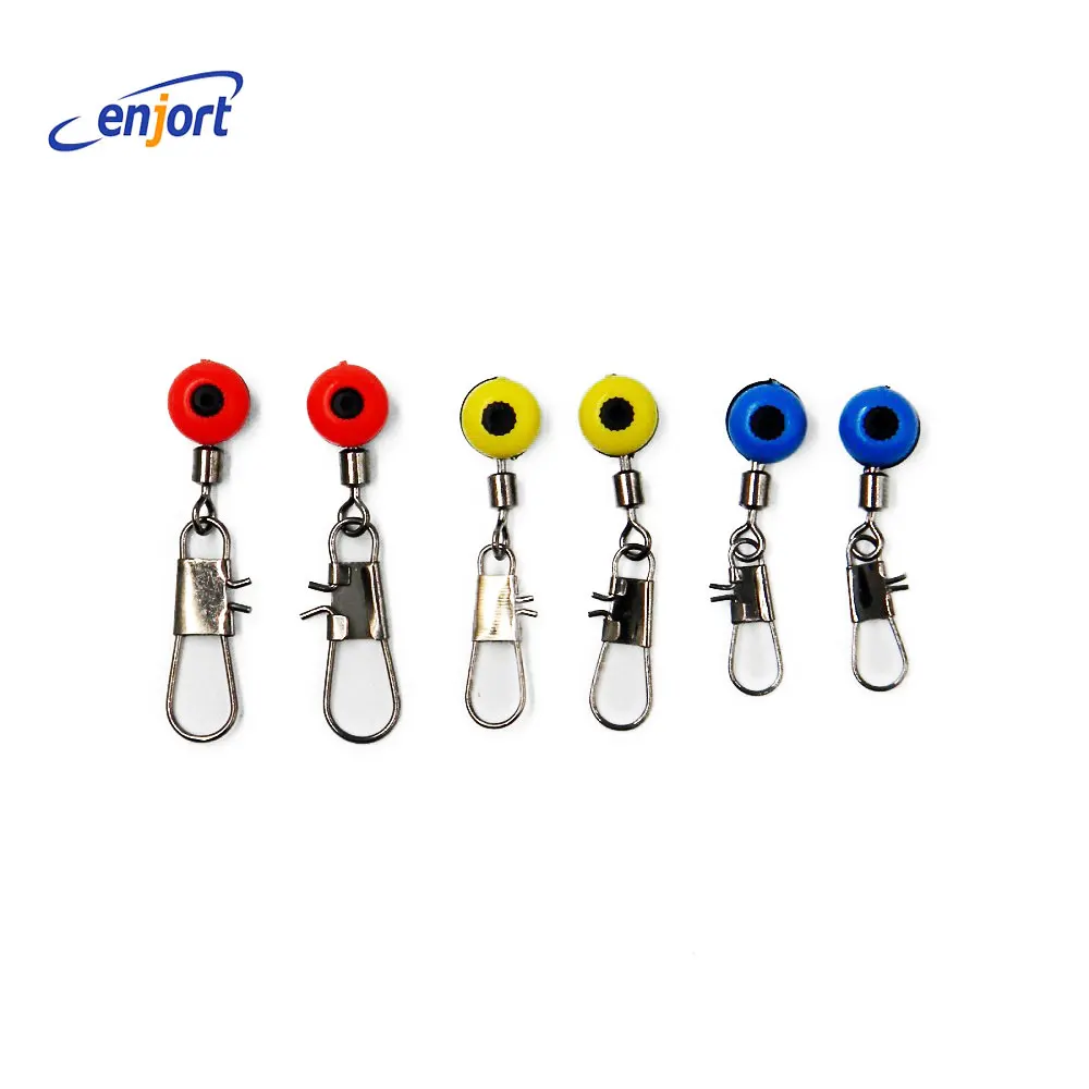 20pcs/lot Fishing Line to Hook Swivels Shank Clip Connector interlock Snap sea accessories beans belt | Спорт и развлечения