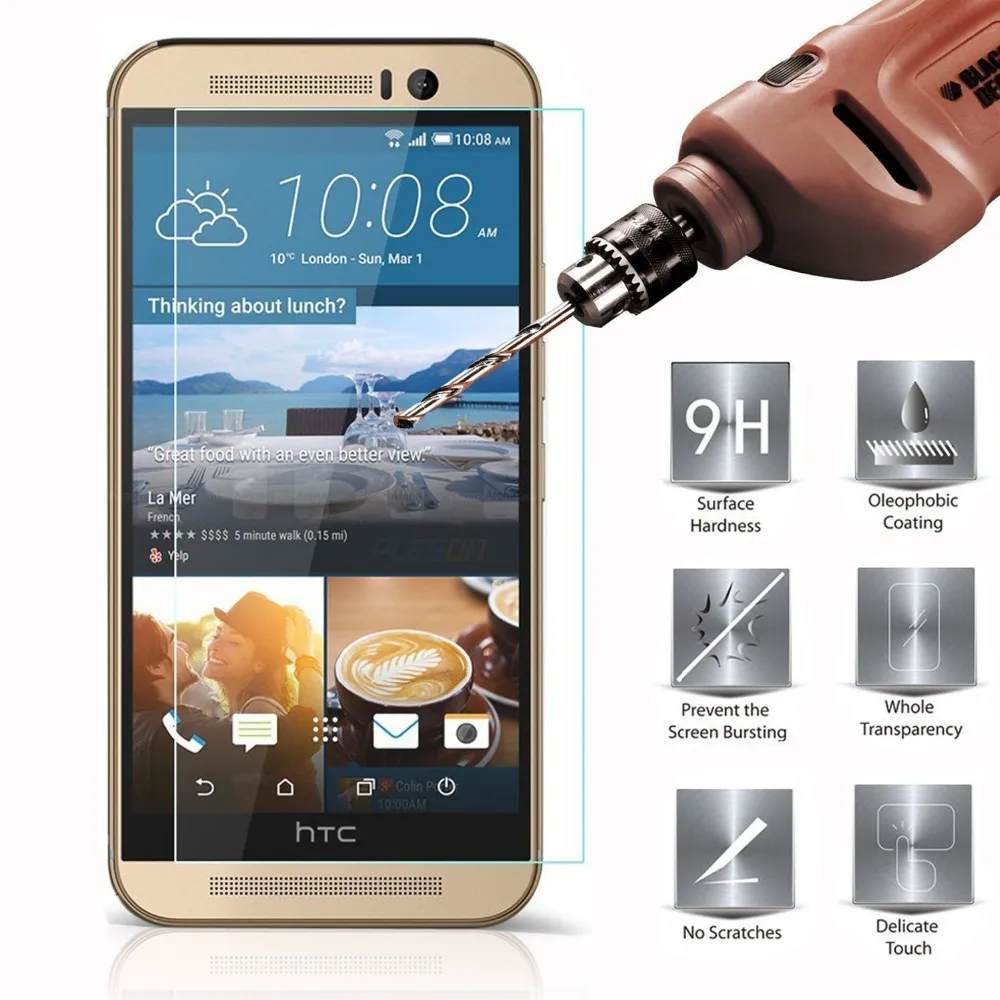 For HTC Desire-820 Tempered Screen Glass film 0.3mm 2.5D 9h Front Safety Protective Film On | Мобильные телефоны и
