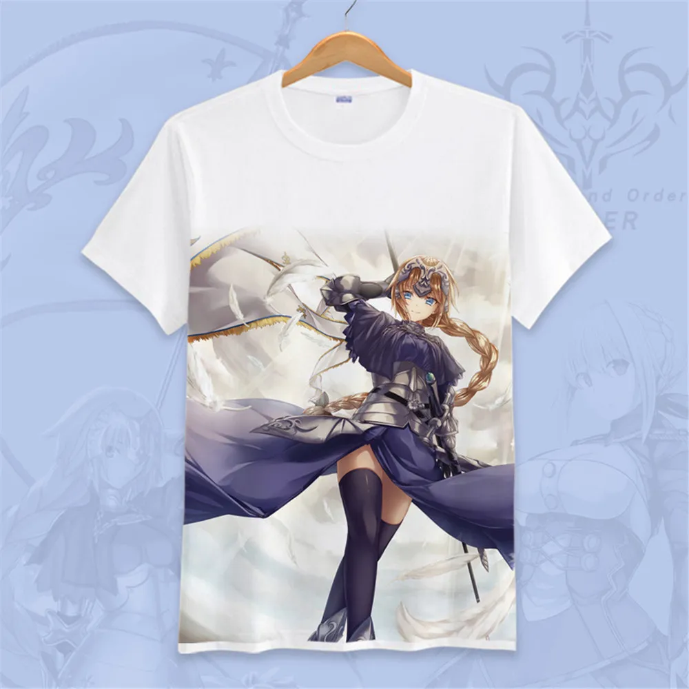 Новая аниме-футболка Fate zero/Fate ubw/Fate stay night saber curse emblem King Arthur Knight Мужская маскарадная