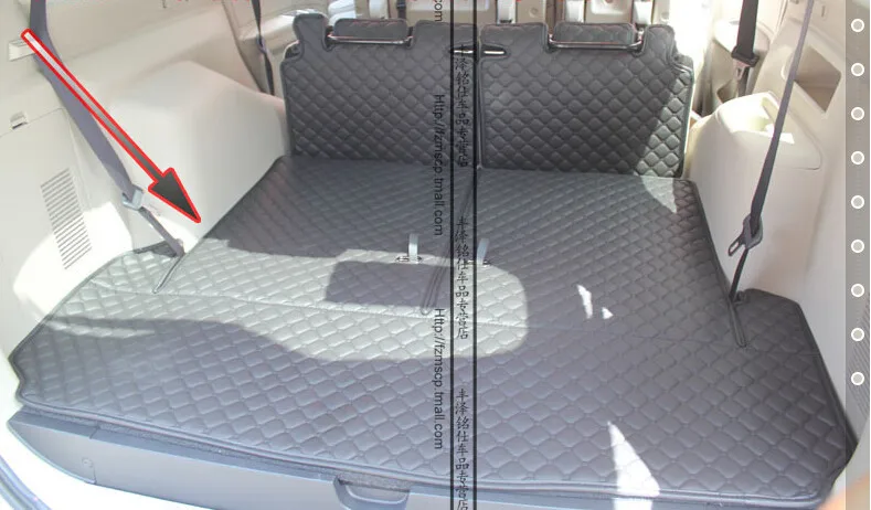 Лучший и! Специальные коврики для багажника для Mitsubishi Pajero Sport-2011 водонепроницаемые кожаные ковры для Pajero sport
