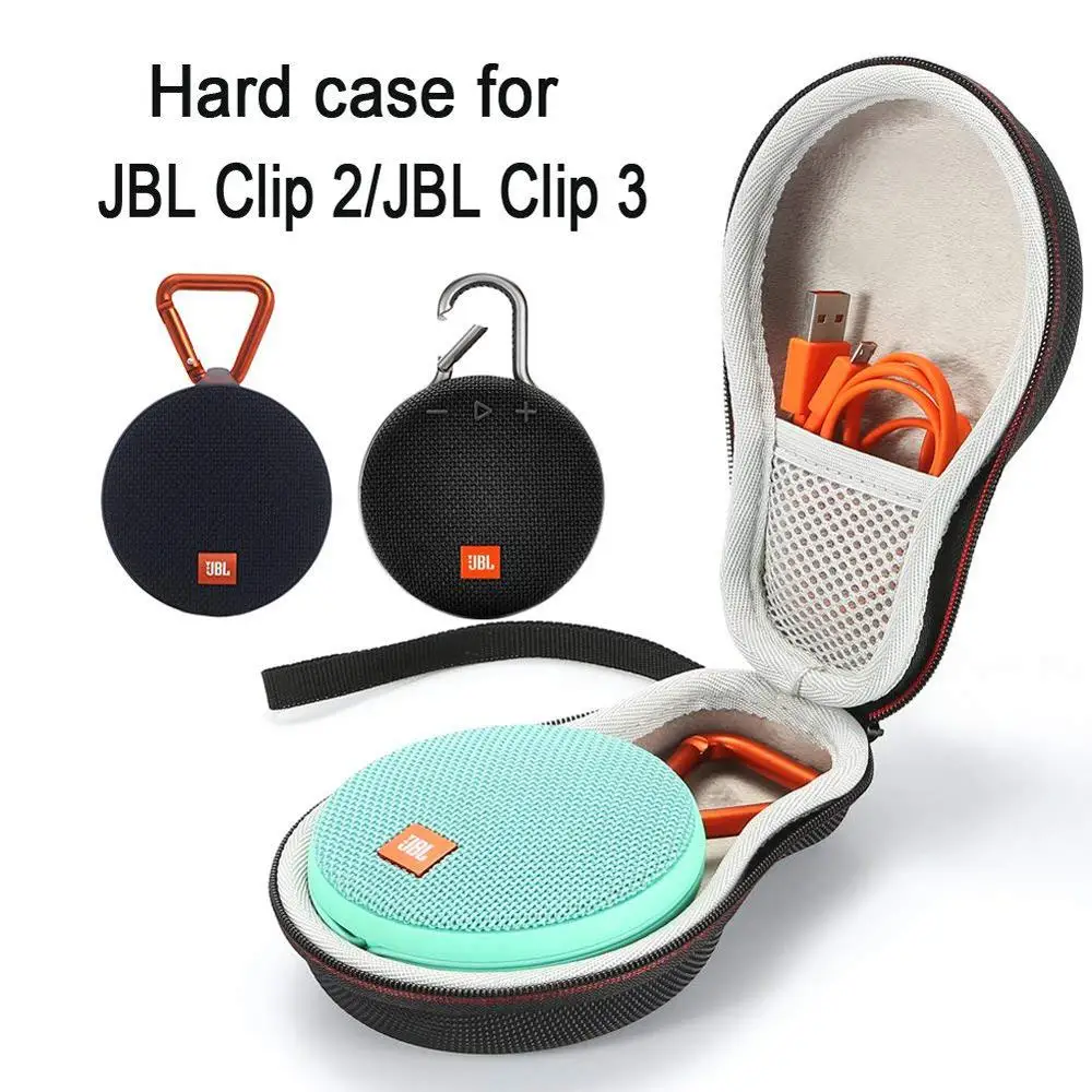 Чехол для хранения ударопрочный пылезащитный жесткий чехол сумка JBL Clip 2 3 Clip2 Clip3