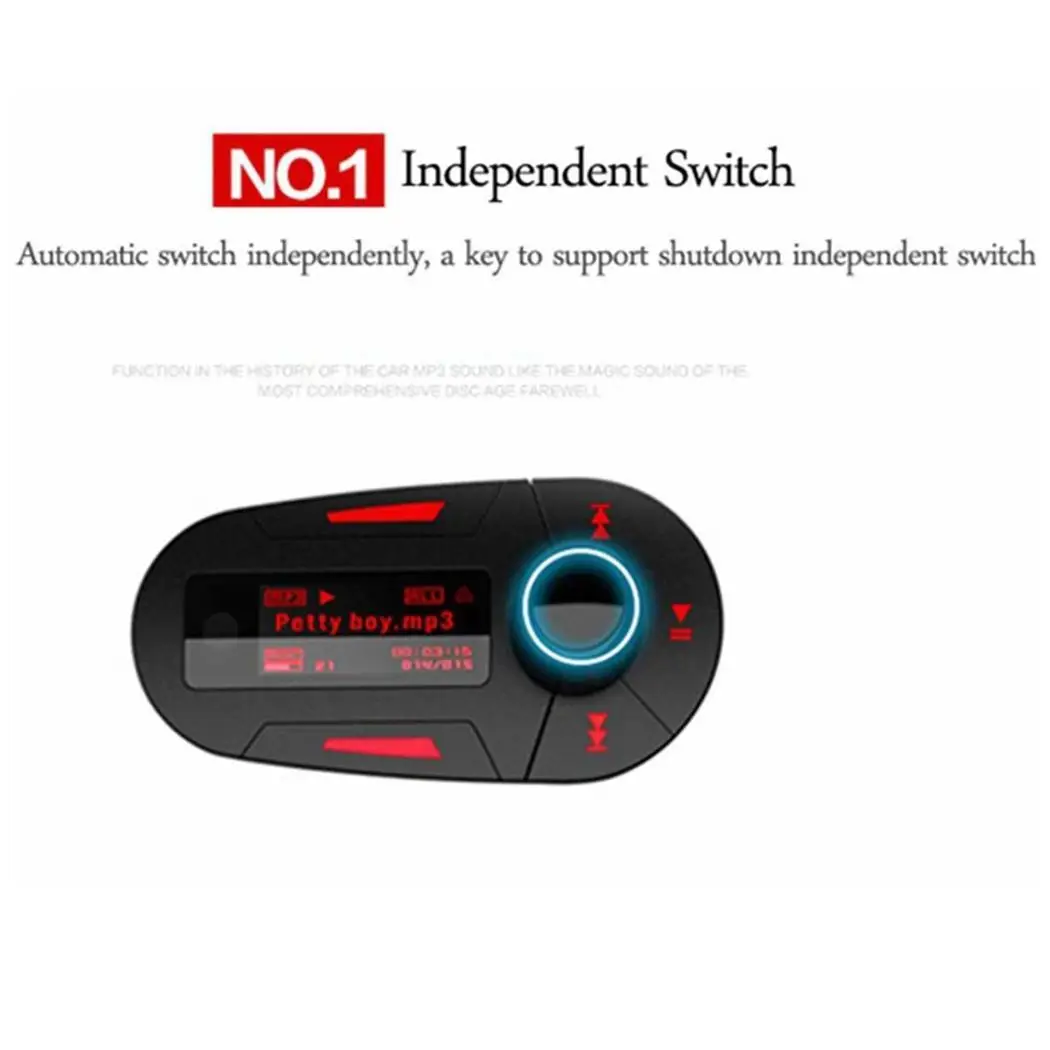 LCD Display Wireless Bluetooth 12-24V Car MP3 Player player can bring more fun for the trip. FM Transmitter | Автомобили и