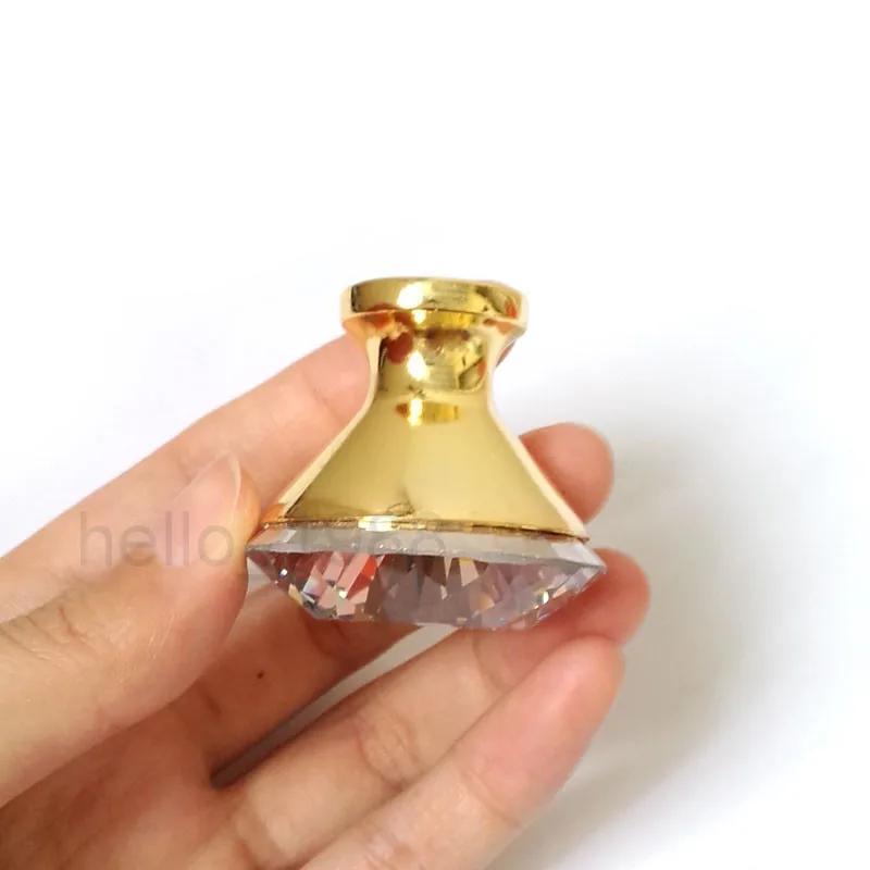 С украшением в виде кристаллов шкаф с выдвижными ящиками ручка шкафа тумба