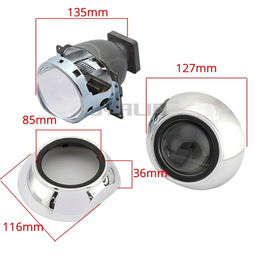 ROYALIN автомобильный биксеноновый проектор фары для Q5 Koito D1S D2S D3S D4S HID лампы
